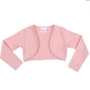 Ooh! La, La! Couture Blush Pink Kids Bolero - size 5